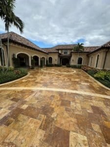 Landing Page 35 Travertine Driveway After Wesley Chapel, FL