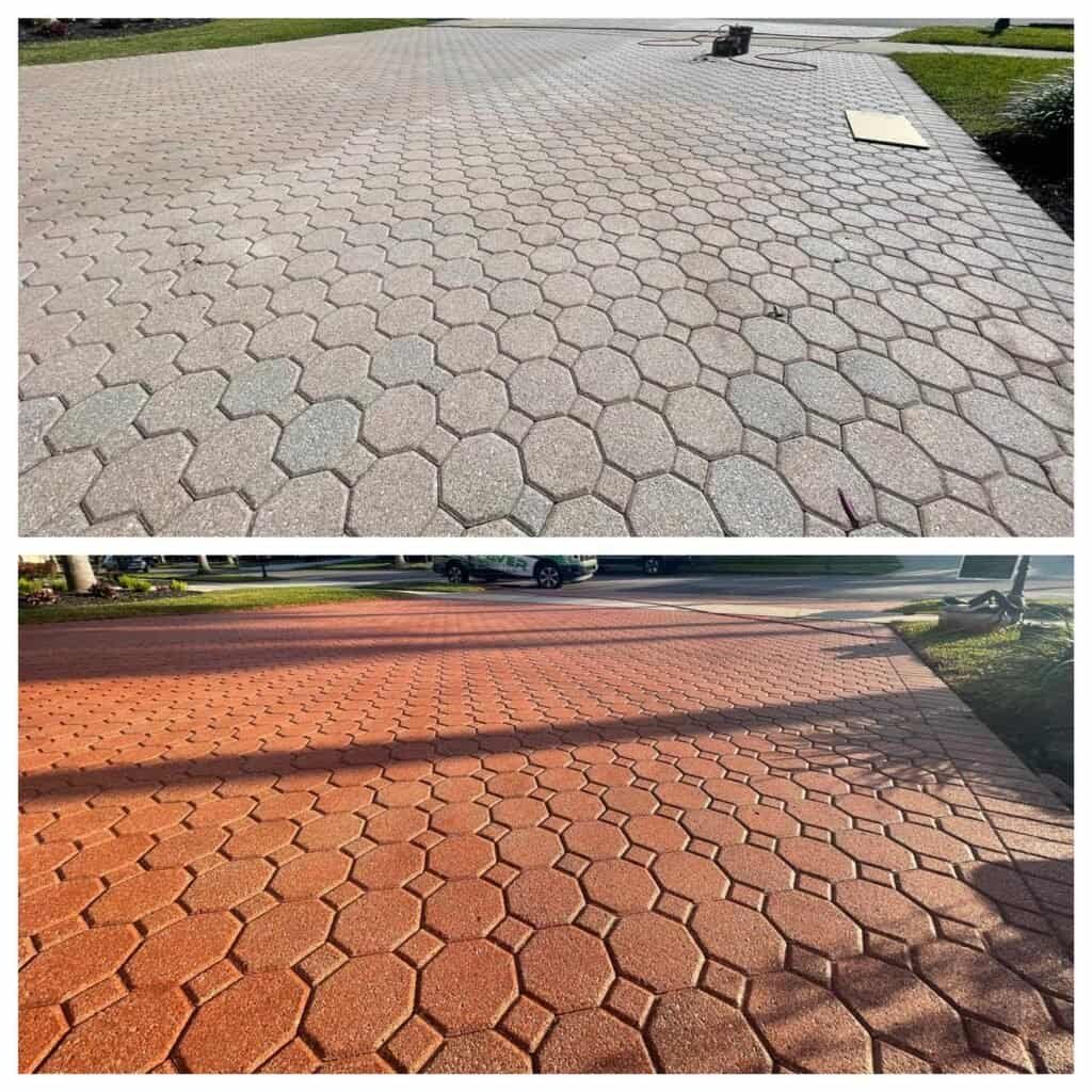 paver tinting results