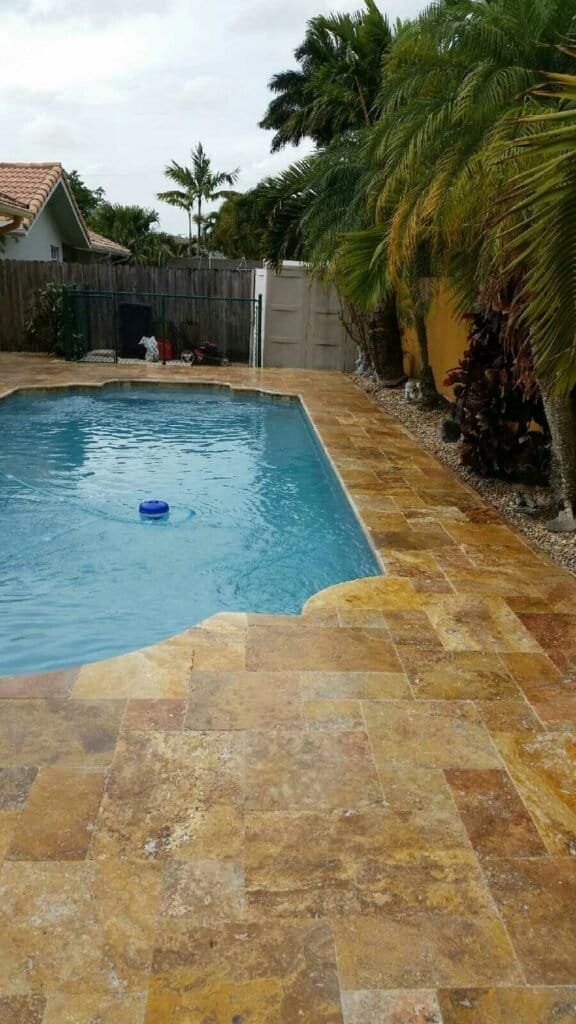 travertine sealing carrolwood fl