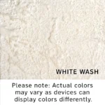 a white wash with black text